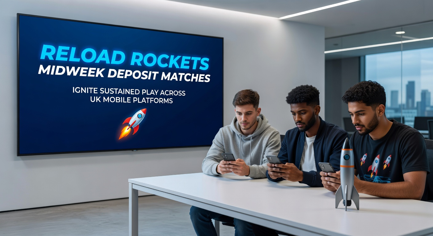 Graph showing midweek deposit match redemption rates on UK mobile casino apps, with bars rising sharply from Wednesday to Friday in April 2026 data