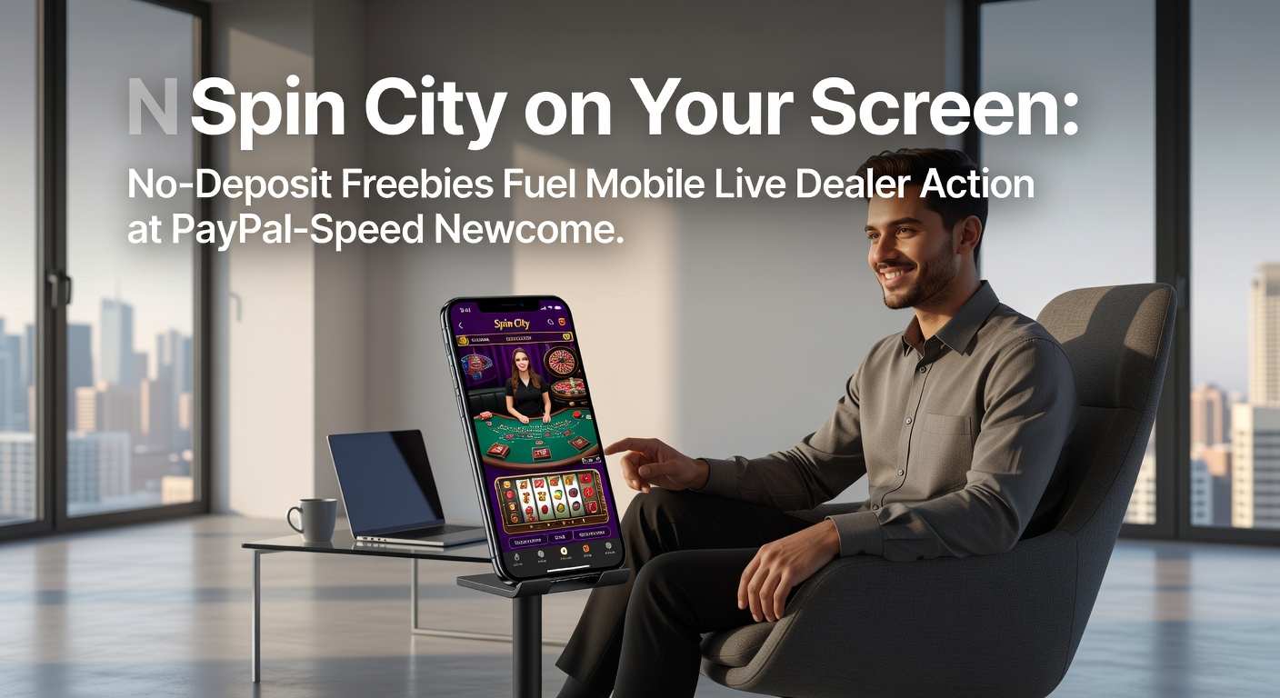 Close-up of smartphone interface showing no-deposit spins activating a live dealer roulette game with PayPal withdrawal button glowing green