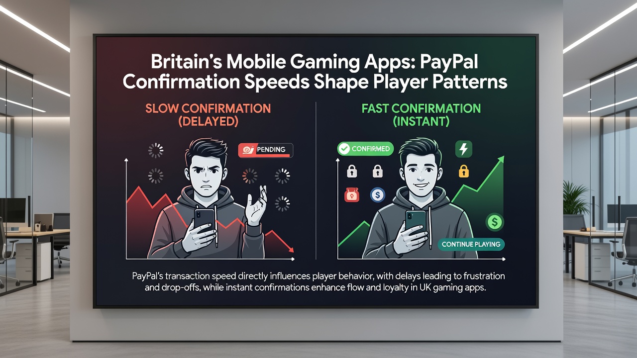 Analytics dashboard showing PayPal confirmation impact on free spin access patterns in British mobile apps
