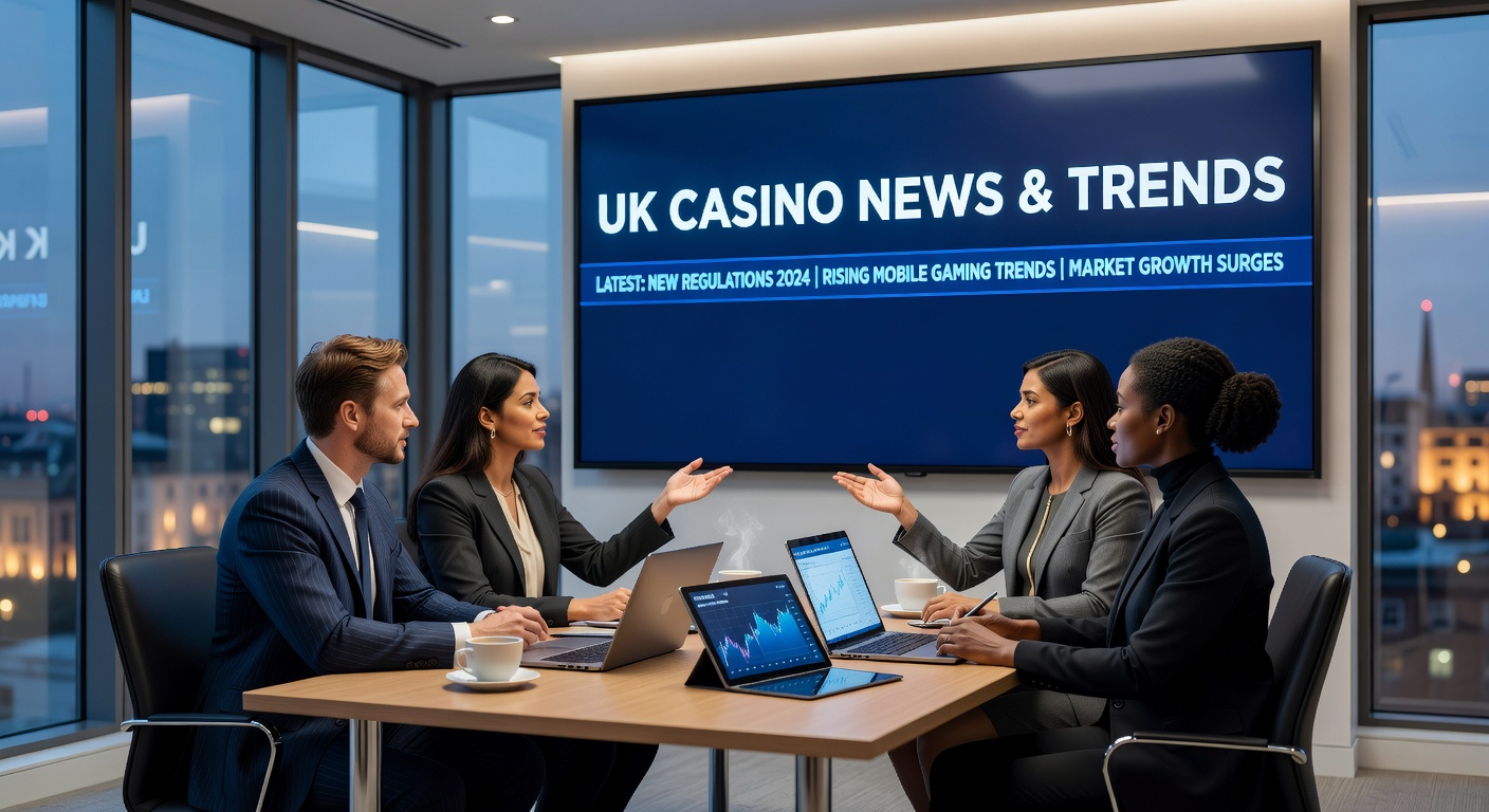 Digital illustration of regulatory scales balancing gambling chips and protective shields over a UK map, symbolizing new iGaming rules