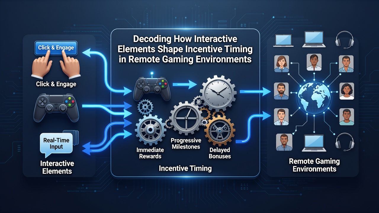 Close-up view of gamified interface elements controlling bonus timing in remote play