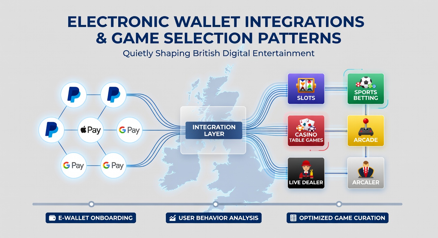 Electronic wallet interface displayed on a mobile screen showing seamless integration with online gaming platforms