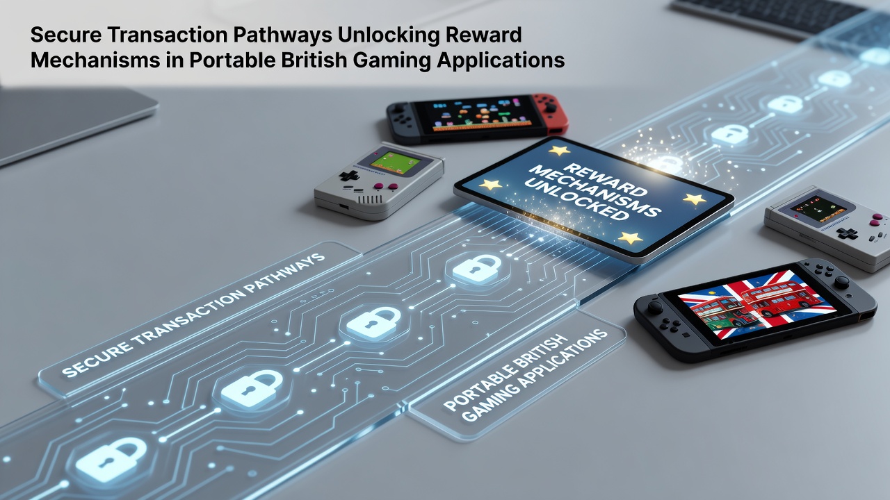 Secure transaction pathways in UK mobile gaming apps showing encrypted payment flows and reward activation interfaces
