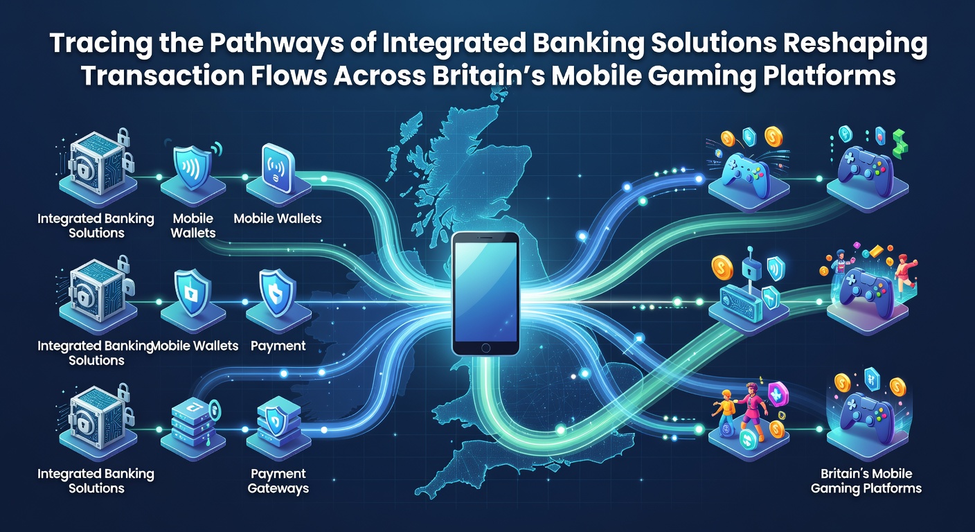 Integrated banking interfaces connecting mobile gaming apps with UK financial networks